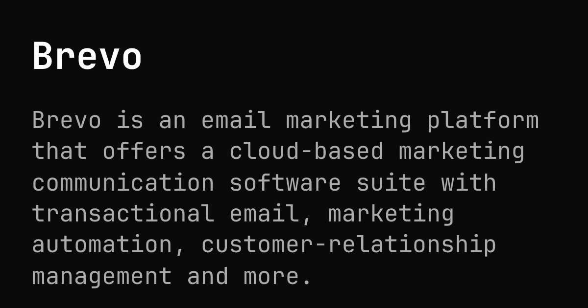 Brevo | ByteChef